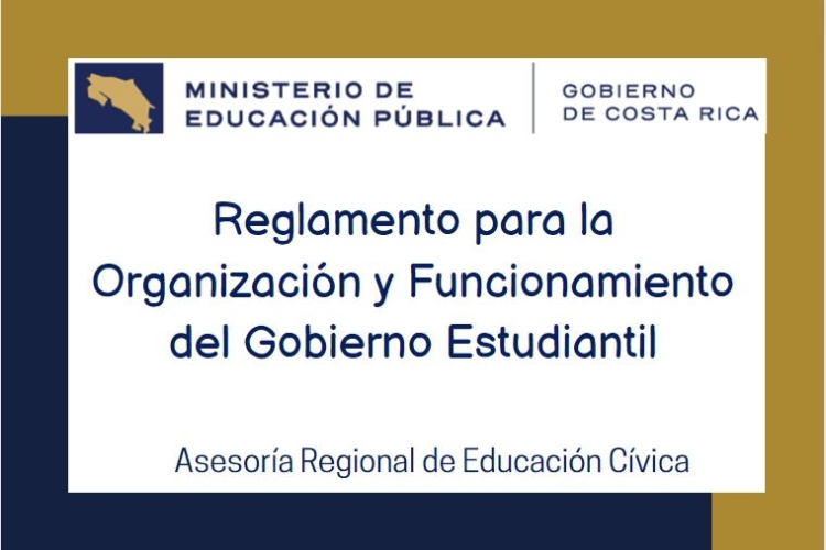 Reglamento para organización y funcionamiento Gobierno Estudiantil