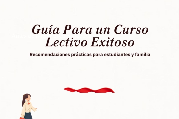Portada para  bienvenida curso lectivo 2026