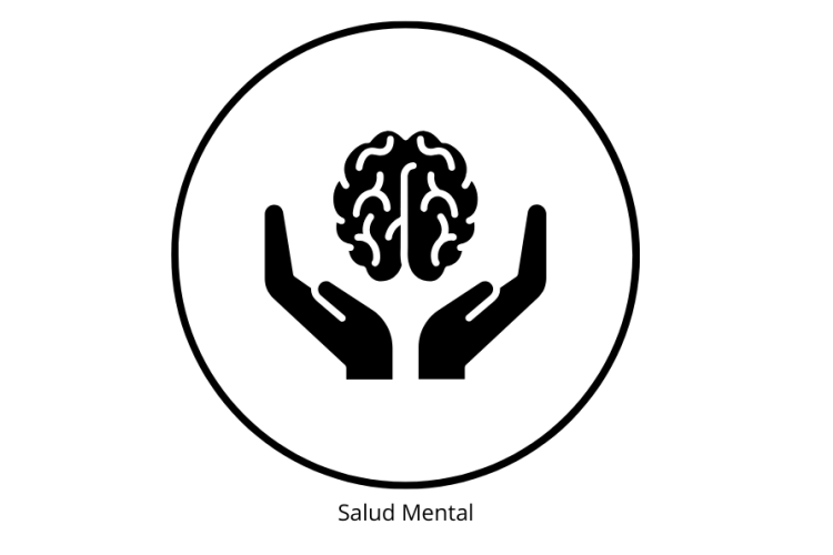 Manos sosteniendo la imagen de un cerebro